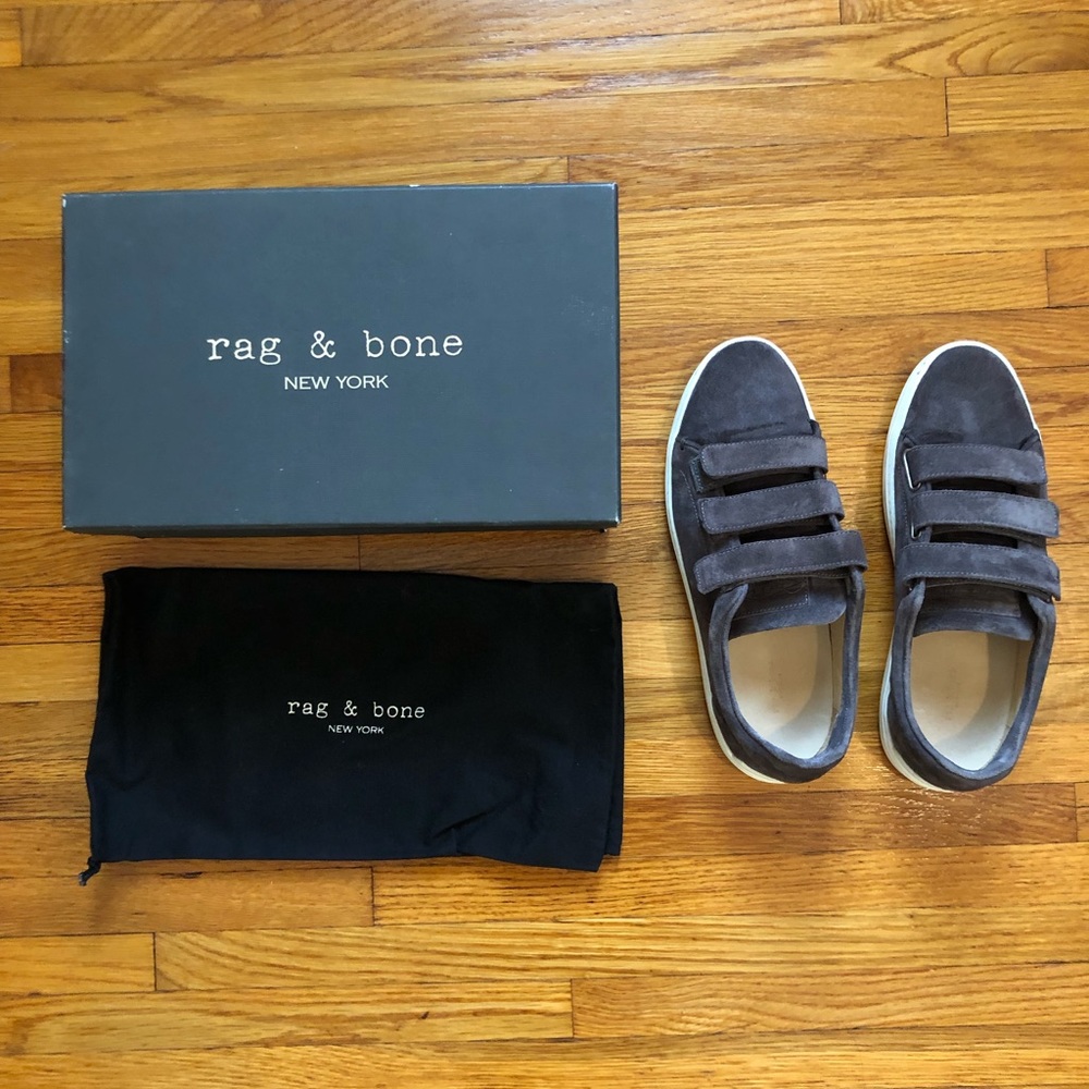 Grey suede Rag & Bone sneakers